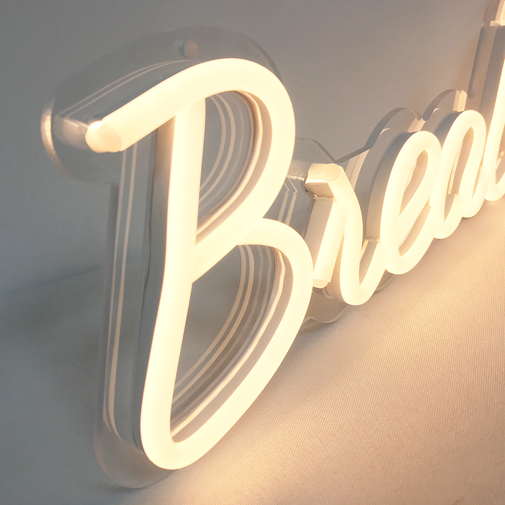 Happy Birthday LED Neon Sign – 570x350mm Birthday Party Light with Timer & Adjustable Brightness – Warm White & Ice Blue Options – Flexible LED Tubing & Acrylic Backboard – Easy Mounting with Screws & 3M Adhesive